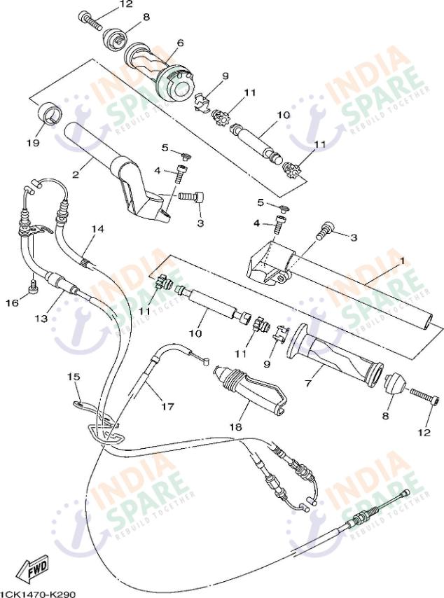 STEERING HANDLE & CABLE